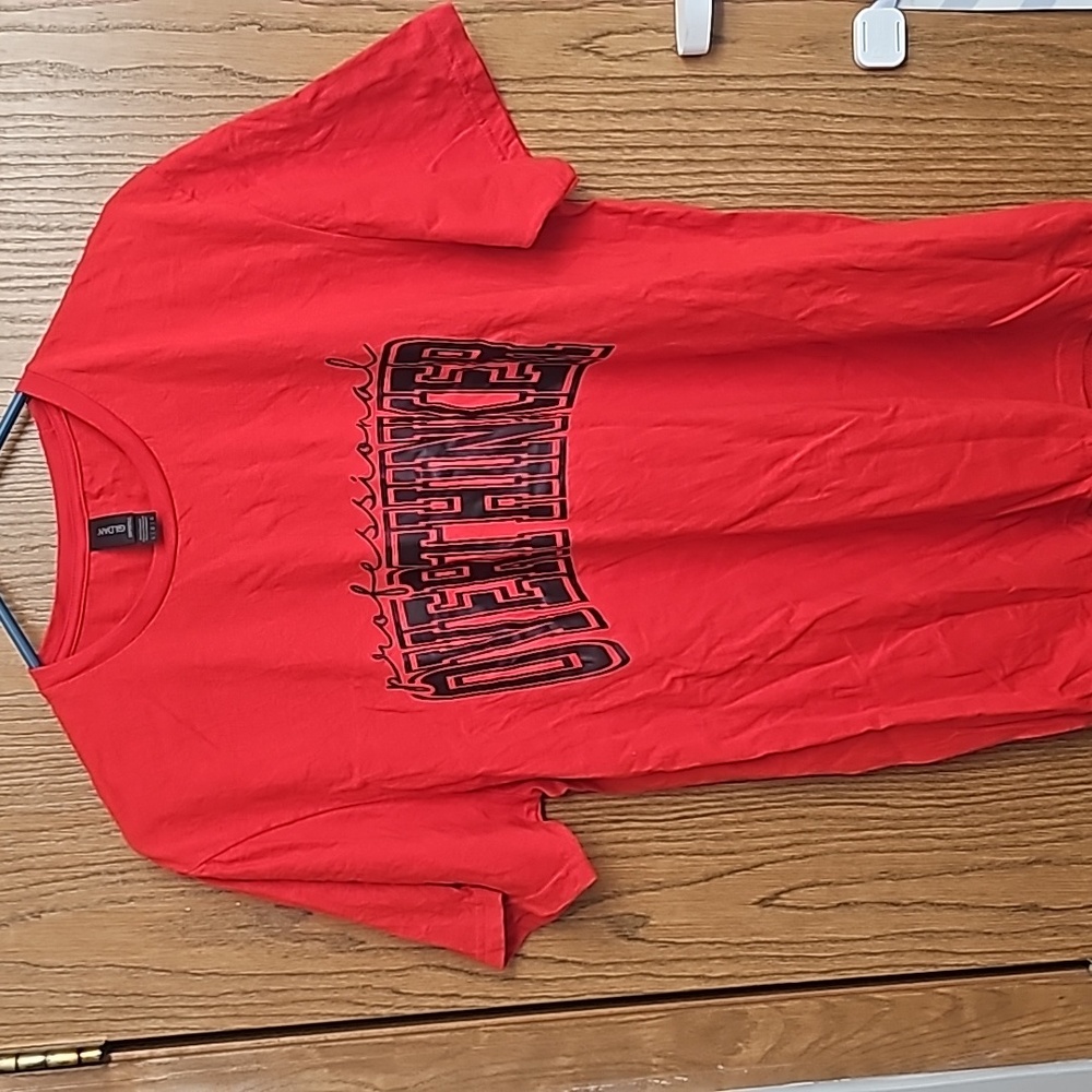 Unisex L T-shirt " professional  overthinker"